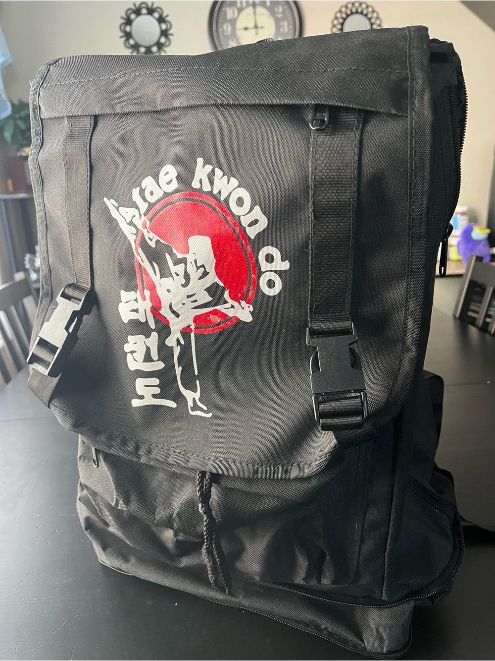 Proforce Black Taekwondo Graphic backpack Bag for training equipment LIKE NEW